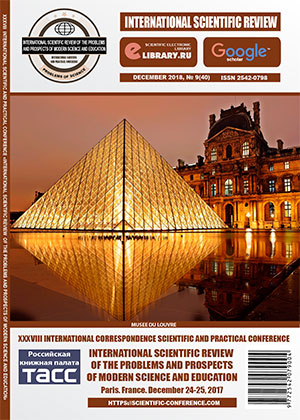 International scientific review ISSN